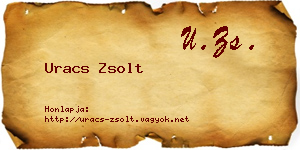 Uracs Zsolt névjegykártya